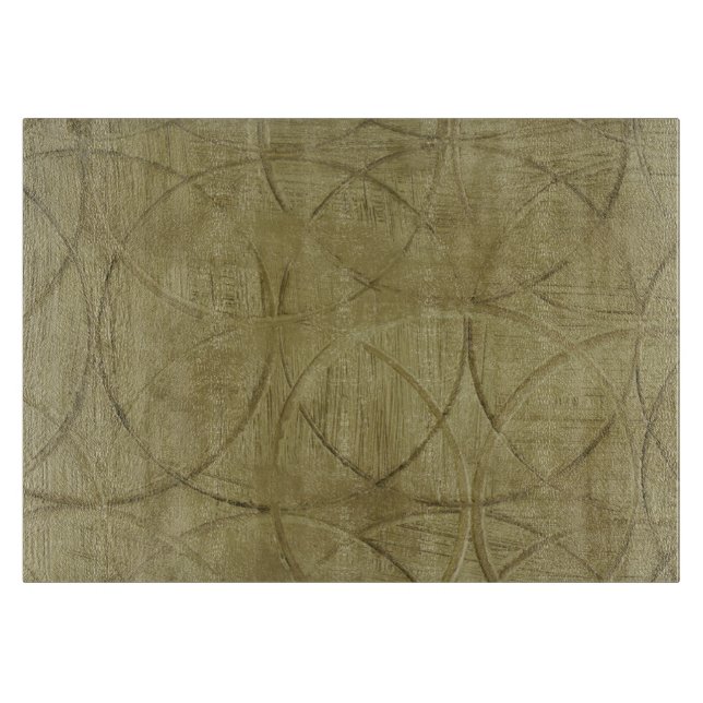 Painting of Linked Circles by Jennifer Goldberger Cutting Board (Front)