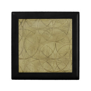 Painting of Linked Circles by Jennifer Goldberger Keepsake Box