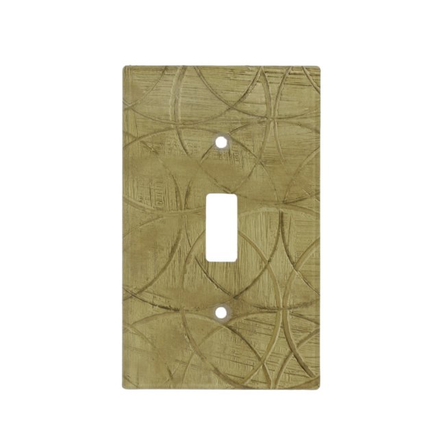 Painting of Linked Circles by Jennifer Goldberger Light Switch Cover (Front)