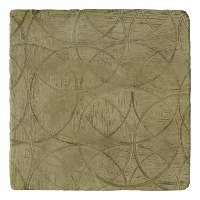 Painting of Linked Circles by Jennifer Goldberger Trivet (Front)