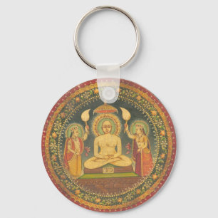 Painting of Mahavira Keychain