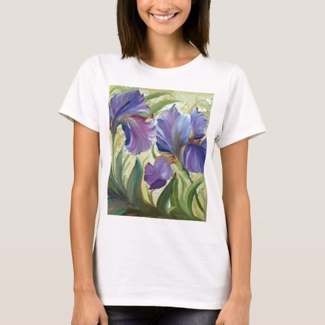 Painting of romantic irisis T-Shirt (Front)