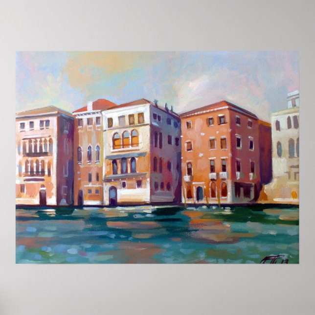 Painting of Sestiere San Marco | Venice, Italy Poster (Front)