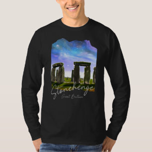 Painting Of Stonehenge England Souvenir Stonehenge T-Shirt