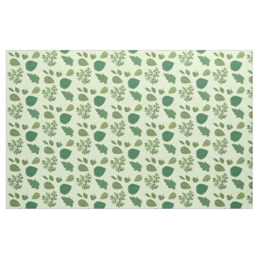 Painting of Summer Garden Leaves, Variety, Fabric