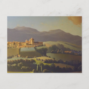 Painting of Tuscany Italy Postcard