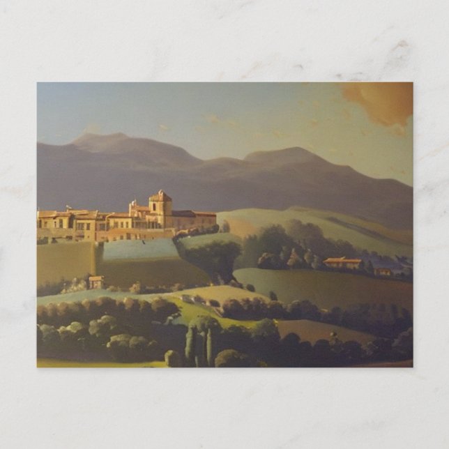 Painting of Tuscany Italy  Postcard (Front)