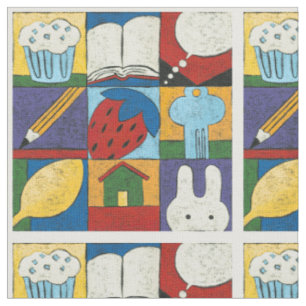 Painting of Various Objects by Chariklia Zarris Fabric