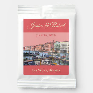 Painting of Venice, Italy Wedding Favor Margarita Drink Mix