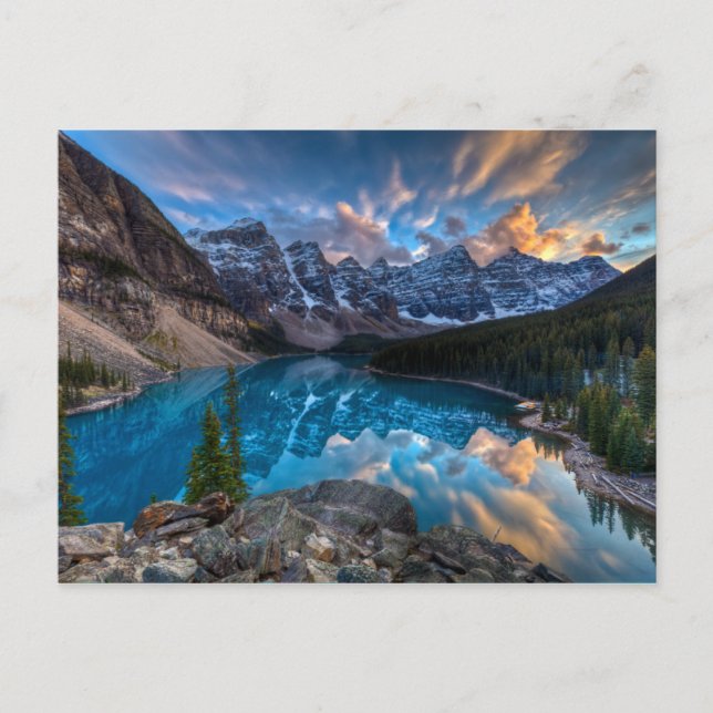 Painting on Moraine Postcard (Front)