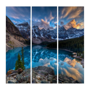 Painting on Moraine Triptych