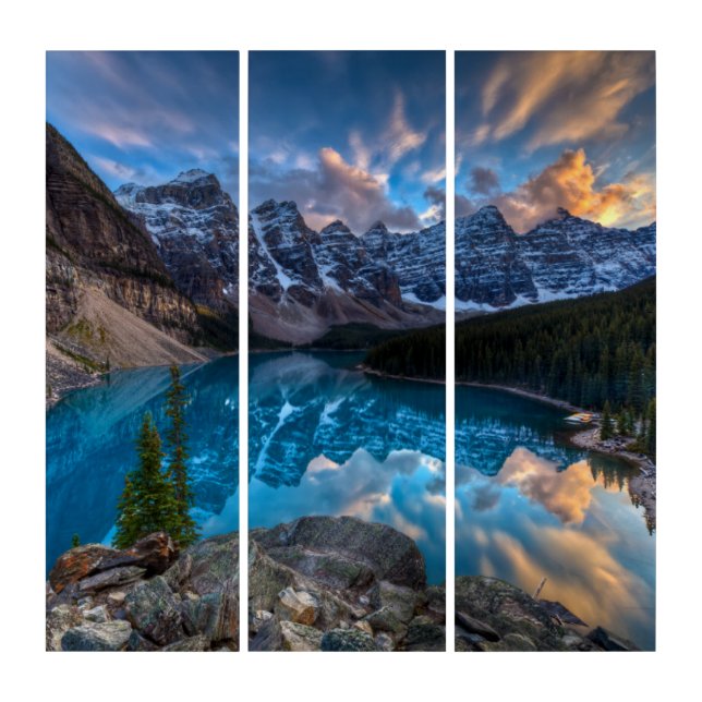 Painting on Moraine Triptych (Front)