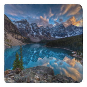 Painting on Moraine Trivet