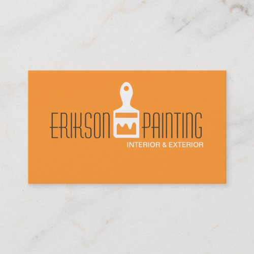 Painting Painter Construction Business Card