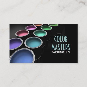 Painting Painter Construction Business Card by ArtisticEye at Zazzle