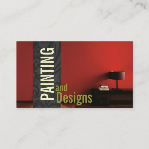 Painting Painter Construction Design Business Card