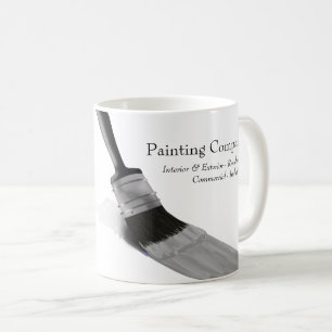 Painting Painter Service Company Brush Gray Coffee Mug