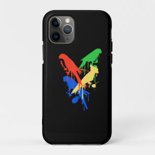 Painting Parrot Lover Parrots Art Painting Bird iPhone 11 Pro Case