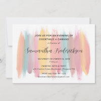 Painting Party Bridal Shower Invitation