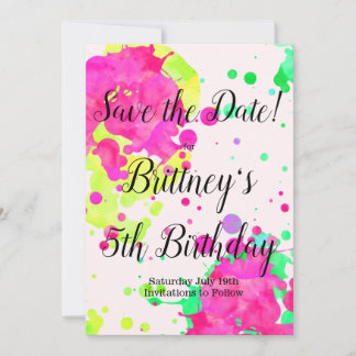 Painting Party Invitation, Art Party, Save The Date