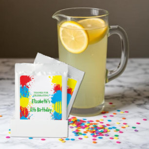 Painting Party Kids Birthday Lemonade Drink Mix