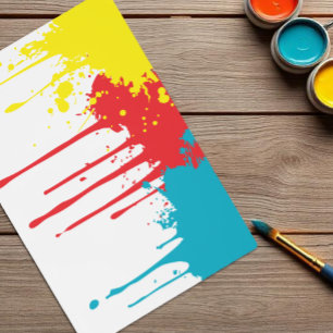 Painting Party Kids Birthday Placemat