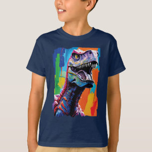 Painting Portrait Of A Tyrannosaurus Rex T-Rex T-Shirt