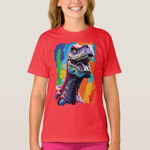Painting Portrait Of A Tyrannosaurus Rex T-Rex T-Shirt