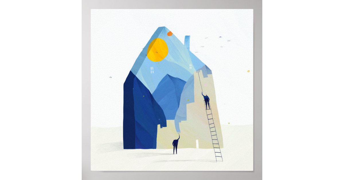 Painting poster Zazzle