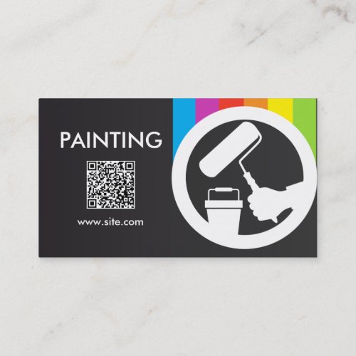 Painting QR Code Business Card