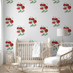 Painting Red Poppies Wallpaper