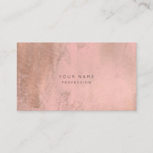 Painting Rose Gold Pink Blush Appointment Card