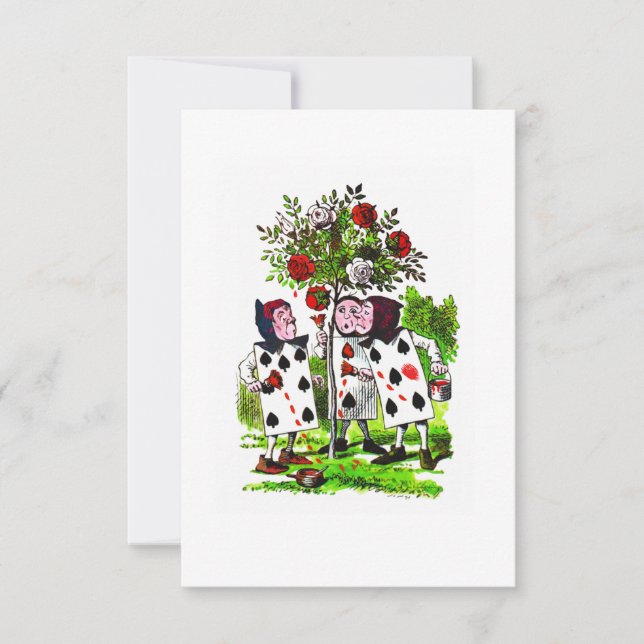 Painting Roses Red - Invitation / RSVP (Front)