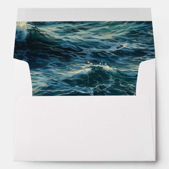 Painting Sea Surges Envelope (Back (Bottom))