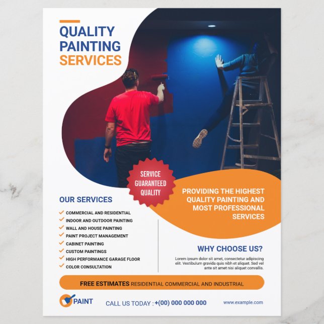 Painting Service Flyer Template (Front)