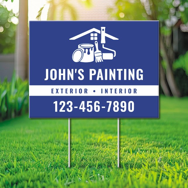 Painting Service Sign House Painter Sign (Creator Uploaded)