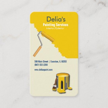 Painting Services Business Card by SharonCullars at Zazzle