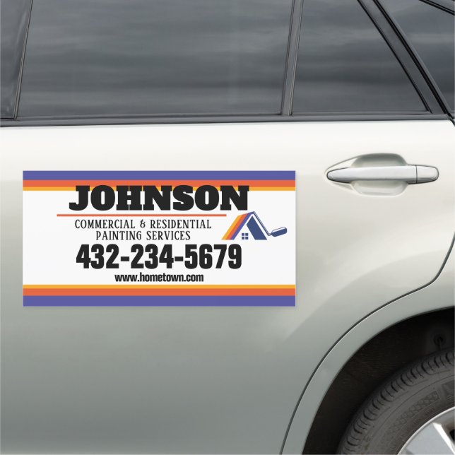 Painting Services Commercial and Residential Car Magnet (In Situ)