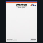 Painting Services Commercial and Residential Letterhead<br><div class="desc">Professional painting services letterhead (or any other business) with your personalized text,  change the text yourself when ordering. Keep the existing graphic or replace with one of your own.</div>