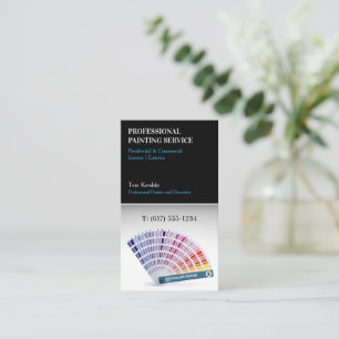 Painting Services Decorator Business Card