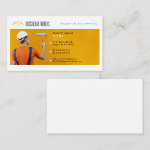 Painting Services Painter at work Business Card