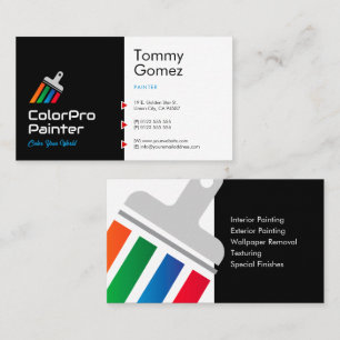 Painting Services   Painter Business Card