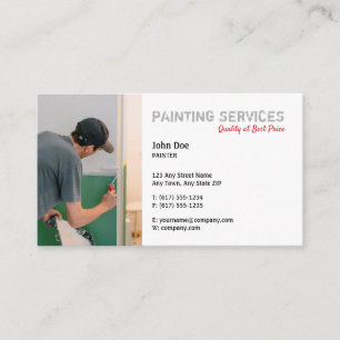 Painting Services Painters Business Card