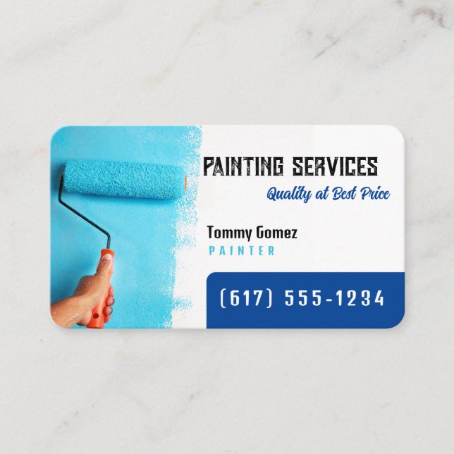 Painting Services | Painters Business Card (Front)
