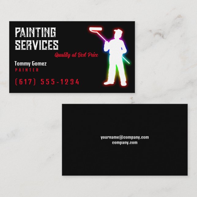 Painting Services | Painters Business Card (Front/Back)