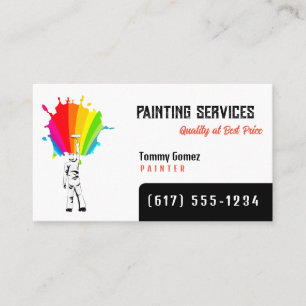 Painting Services Painters Business Card