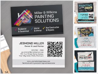 Painting Services - Painters Business Cards