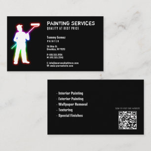 Painting Services Professional Business Card