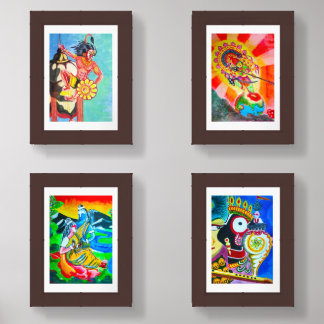 Painting set of 4