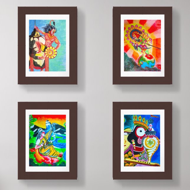 Painting set of 4 (Front)